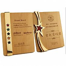 多种尺寸原木色实木雕刻奖牌授权牌><h4 class=